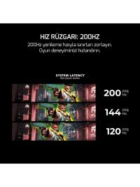  GAMEPOWER 27'' VİVDID T50 27¨ 1500R Curved RGB Beyaz 200Hz 0.5ms FHD 2x2W Speaker VA Gaming Monitör (Sıfır Ölü Piksel  - 2